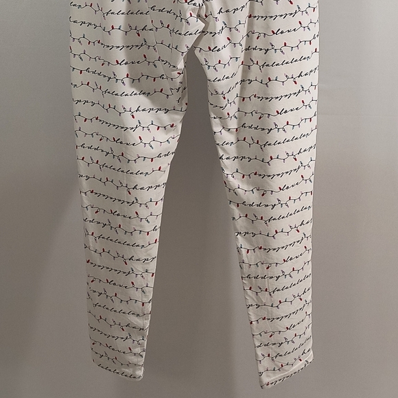 La Vie En Rose Women's Medium White Sleepwear Pajama Pants - Picture 6 of 8